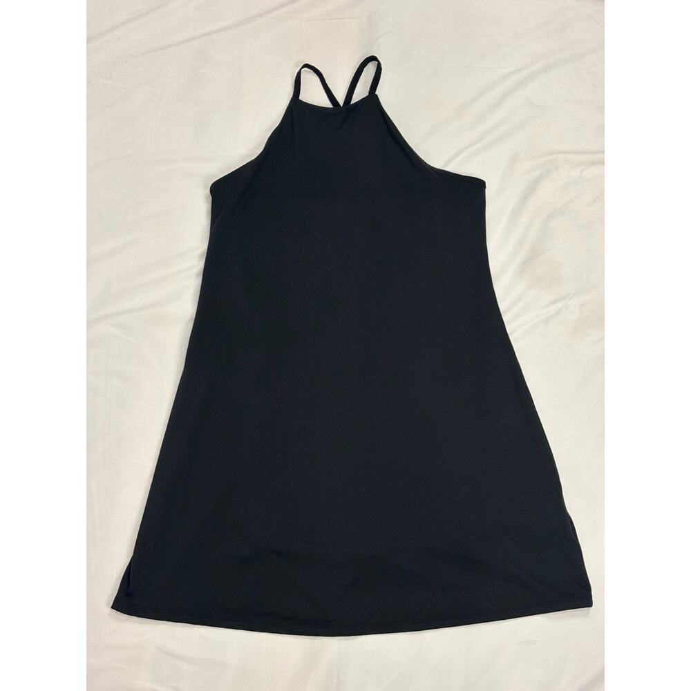Madewell Black Flex Fitness Athletic Dress S Biker Shorts Double Layer